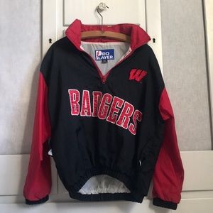 VINTAGE wisconsin windbreaker